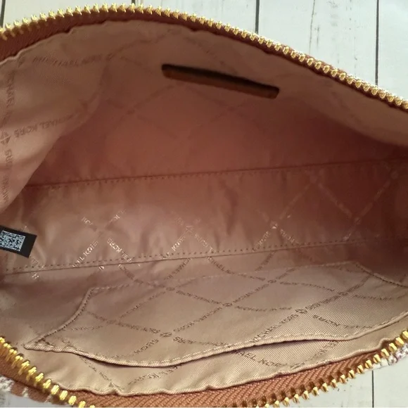 Michael Kors | Vincent Logo Shoulder Bag with Pochette, Medium - Picture 9 of 14